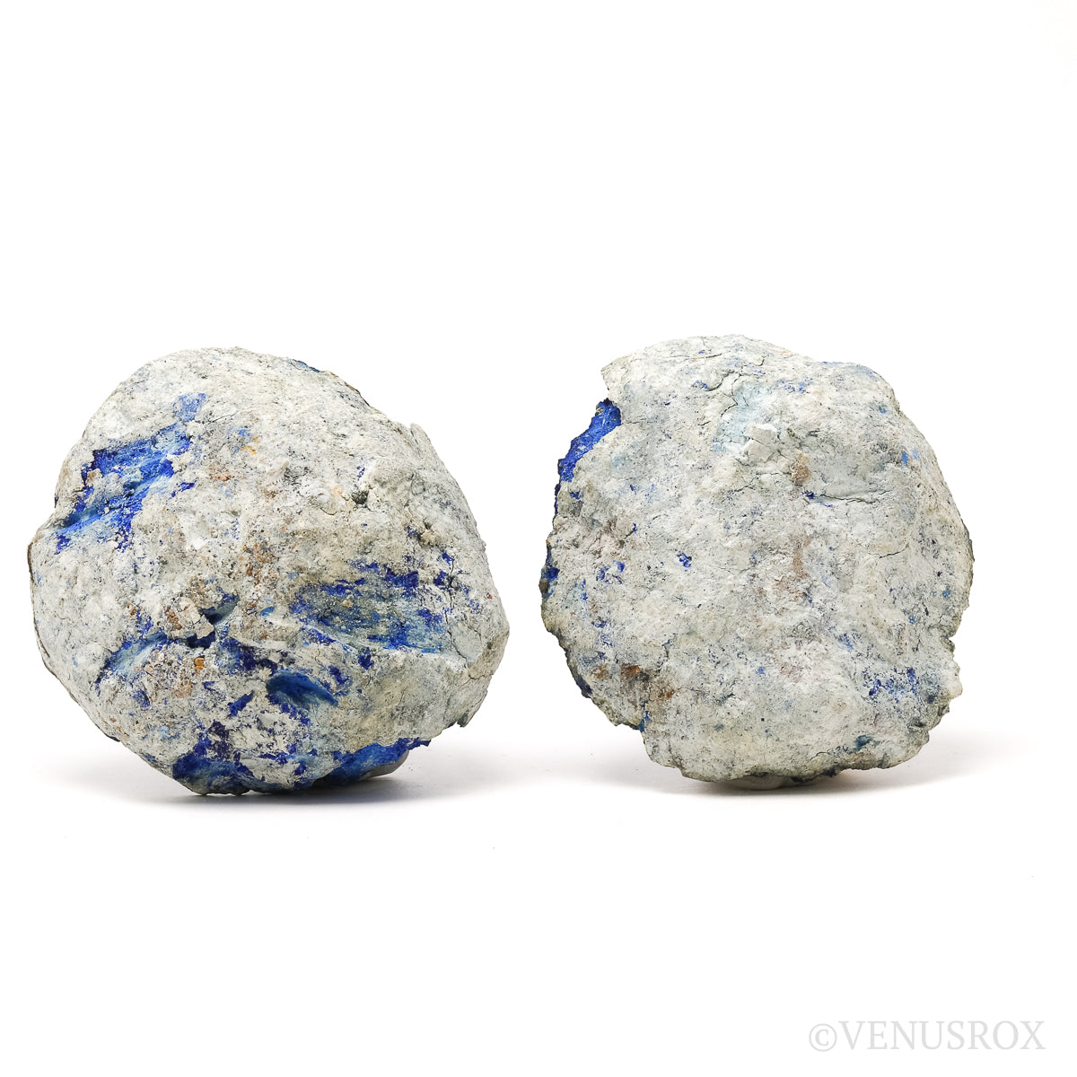 Azurite Part Polished/Part Natural Crystal from the Rubtsovsky Mine, Altaiskiy Krai, Russia | Venusrox