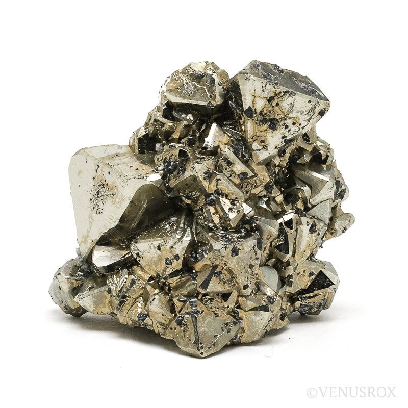 Pyrite Natural Cluster from the Huanzala Mine, Huallanca District, Dos de Mayo Province, Huánuco Department, Peru | Venusrox