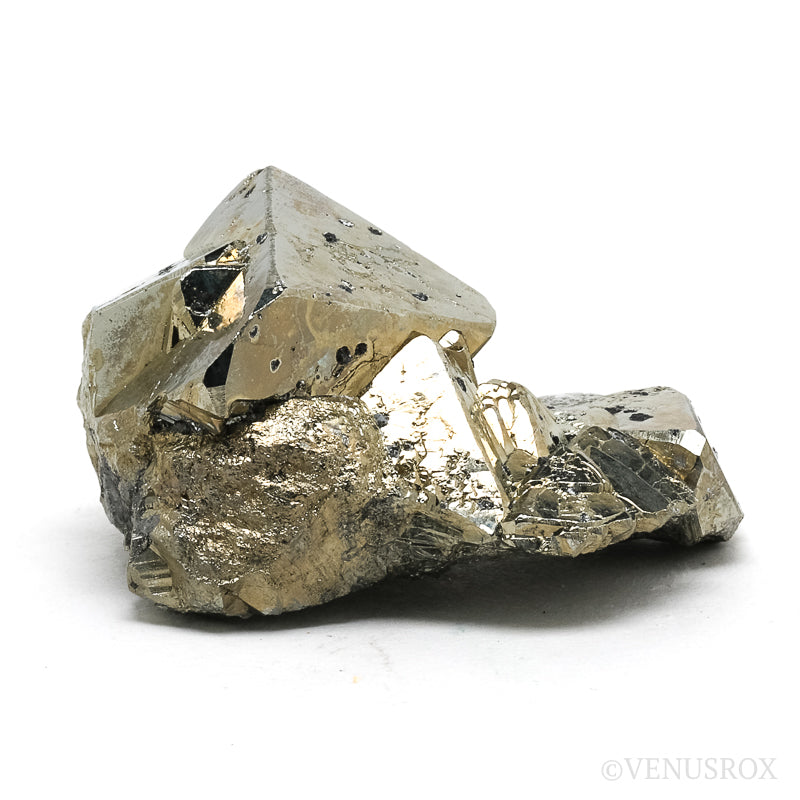 Pyrite Natural Cluster from the Huanzala Mine, Huallanca District, Dos de Mayo Province, Huánuco Department, Peru | Venusrox