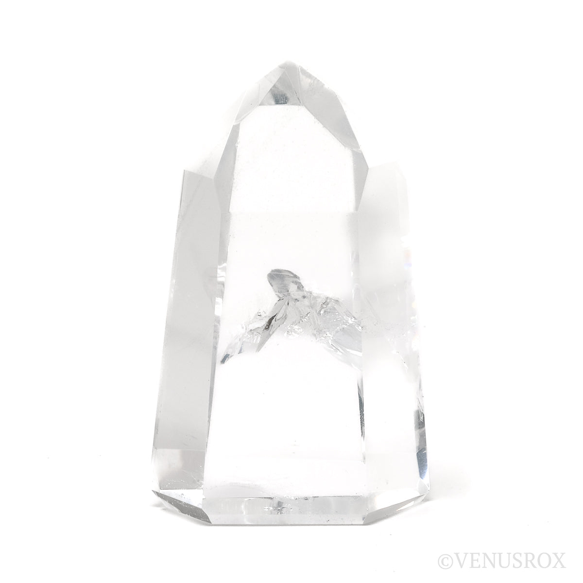 Phantom Quartz Polished Point from Minas Gerais, Brazil | Venusrox