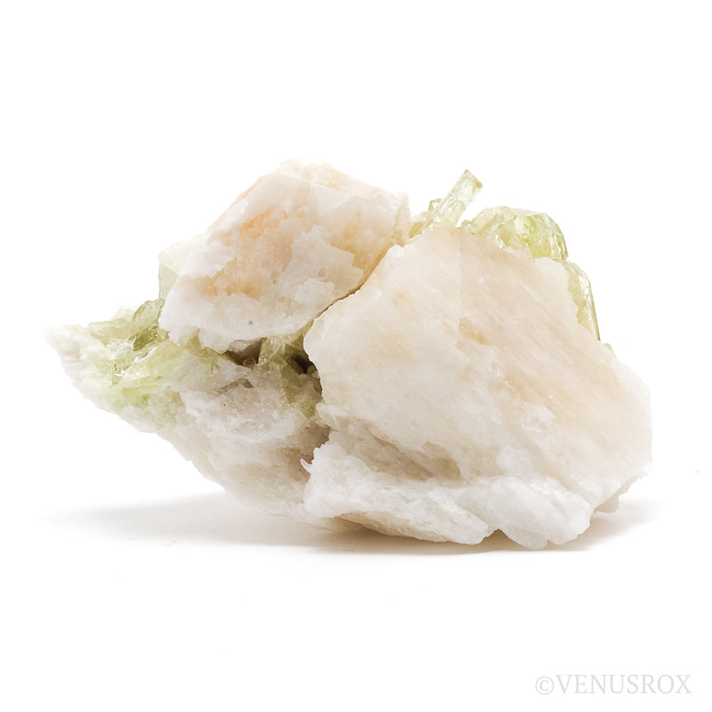 Brazilianite on Microcline Natural Specimen from the Telirio Mine, Linopolis District, Divino Das Laranjeiras, Minas Gerais, Brazil | Venusrox