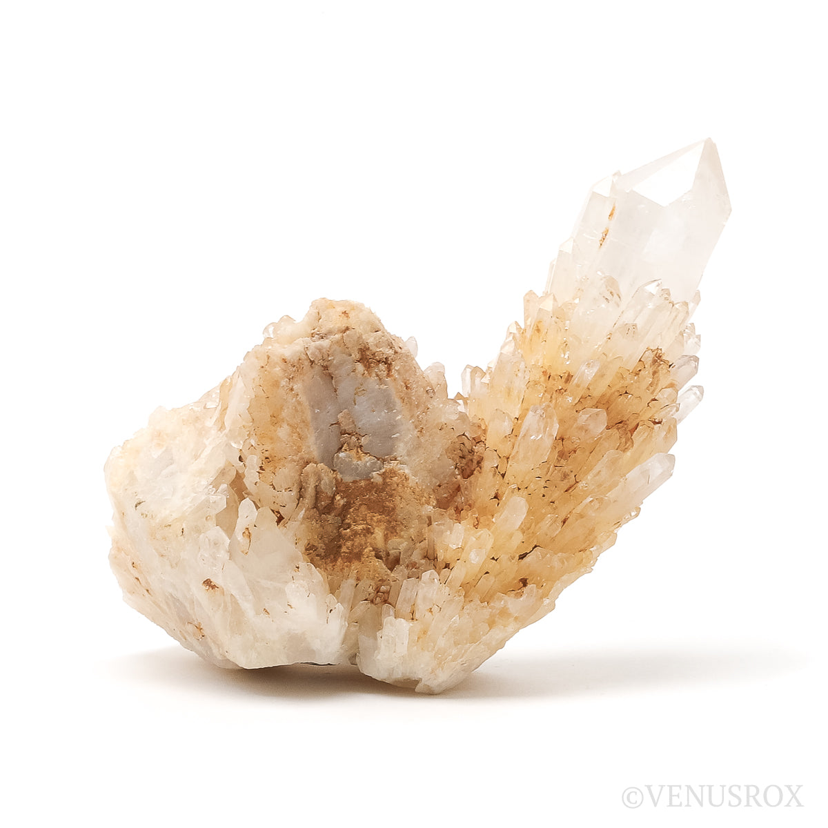 Golden Celestial Quartz Natural Cluster from Madagascar | Venusrox