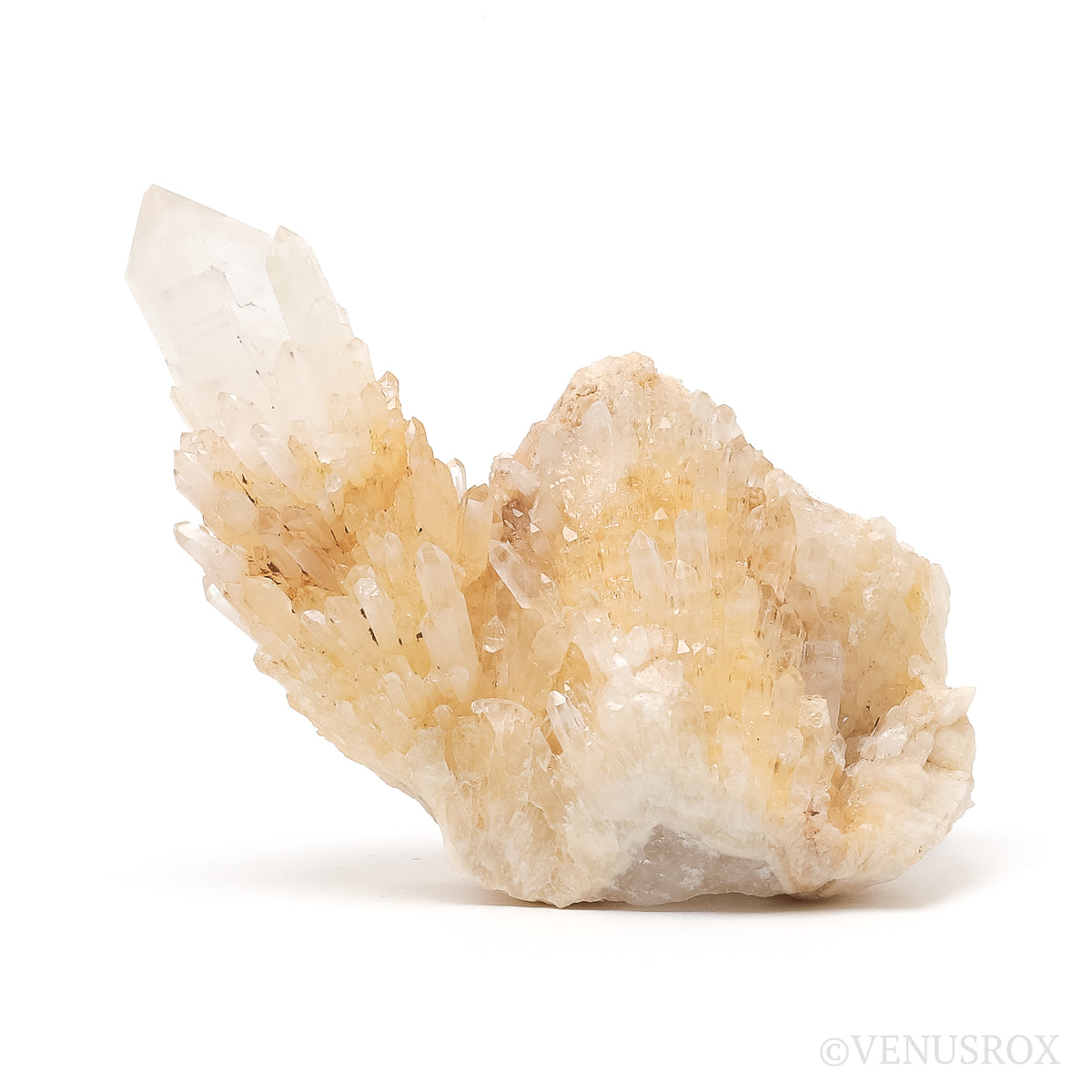 Golden Celestial Quartz Natural Cluster from Madagascar | Venusrox