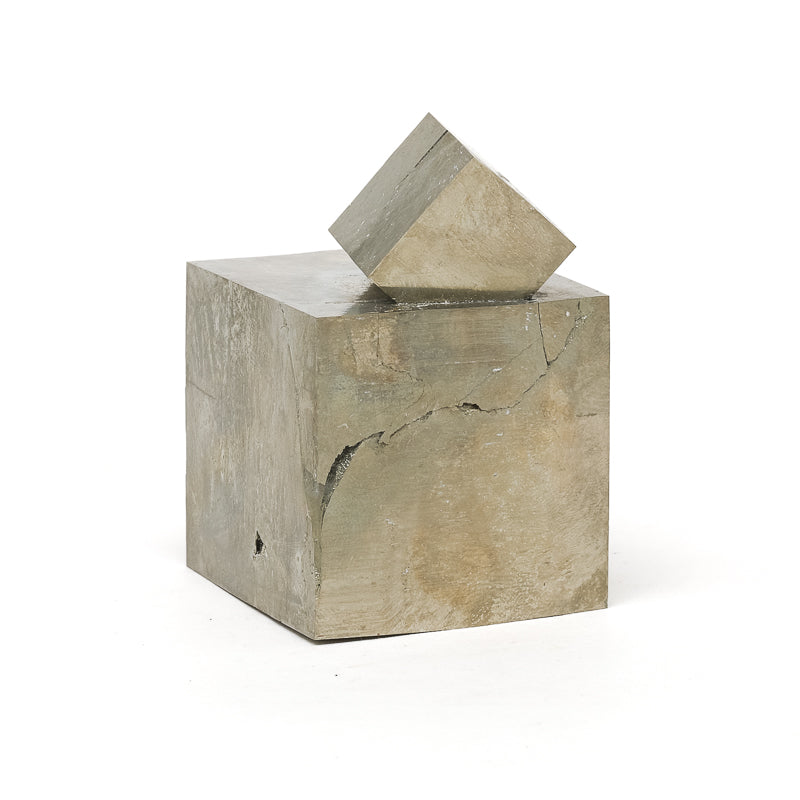 Natural Pyrite Cube Cluster from Navajun, La Rioja, Spain | Venusrox