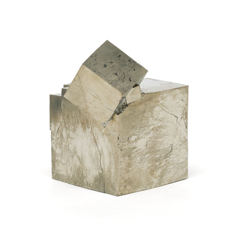 Natural Pyrite Cube Cluster from Navajun, La Rioja, Spain | Venusrox