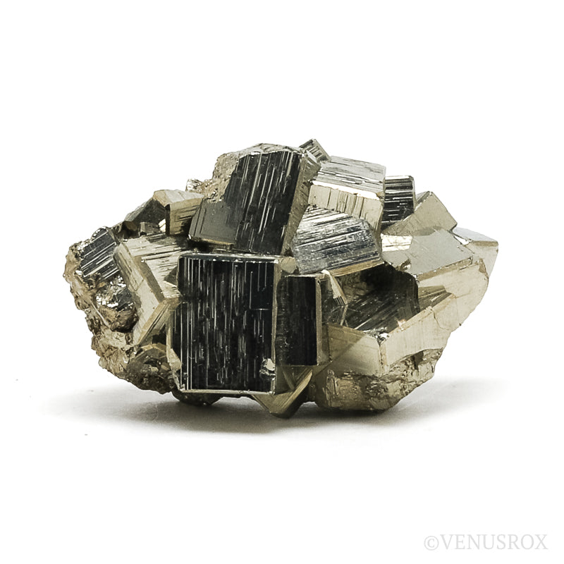 Pyrite Natural Cluster from the Huanzala Mine, Huallanca District, Dos de Mayo Province, Huánuco Department, Peru | Venusrox