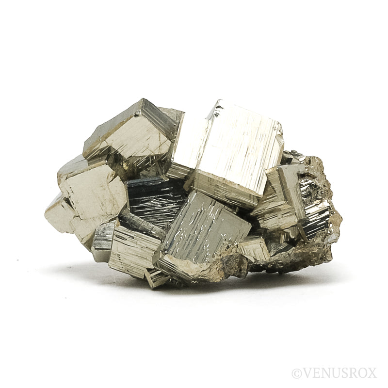Pyrite Natural Cluster from the Huanzala Mine, Huallanca District, Dos de Mayo Province, Huánuco Department, Peru | Venusrox