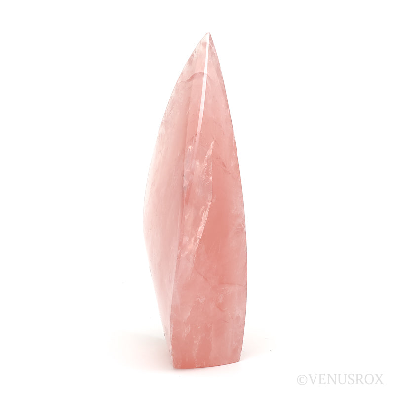 Rose Quartz Polished Flame from Brazil | Venusrox