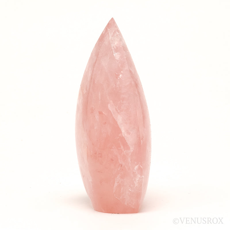 Rose Quartz Polished Flame from Brazil | Venusrox