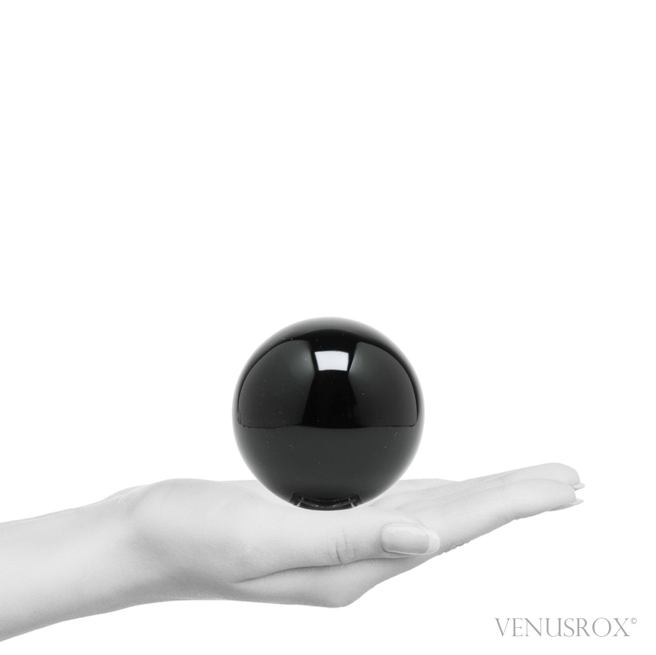 Black Obsidian Polished Sphere from Mexico | Venusrox