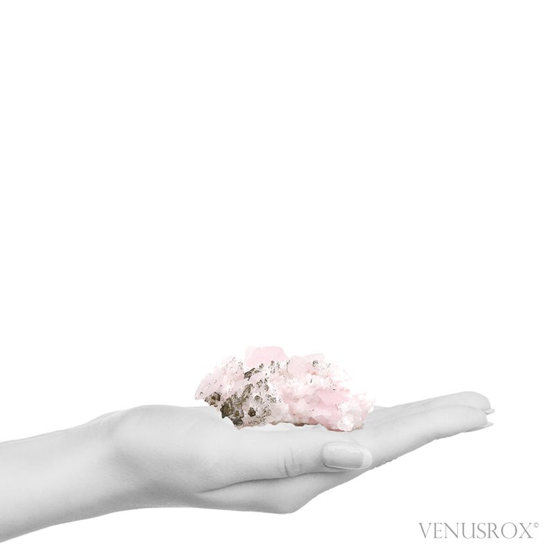 Mangano Calcite with Chalcopyrite Natural Cluster from the Vtoroy Sovetskiy Mine, Dalnegorsk, Primorskiy Kray, Russia | Venusrox