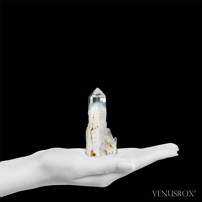 Celestial Quartz Part Polished/Part Natural Point from Madagascar | Venusrox