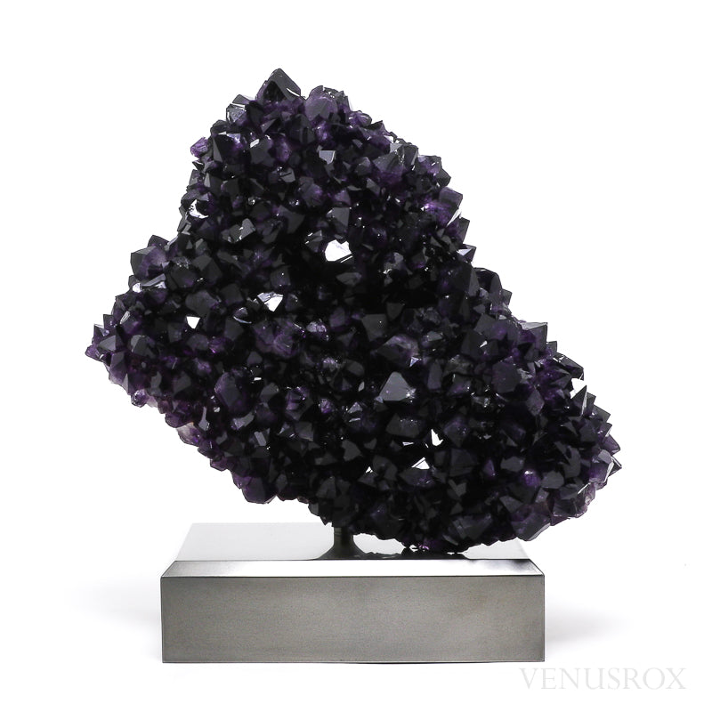 Amethyst Natural Cluster from Uruguay mounted on a bespoke stand | Venusrox