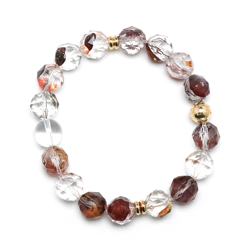 Hematoid Quartz Bracelet from Madagascar | Venusrox