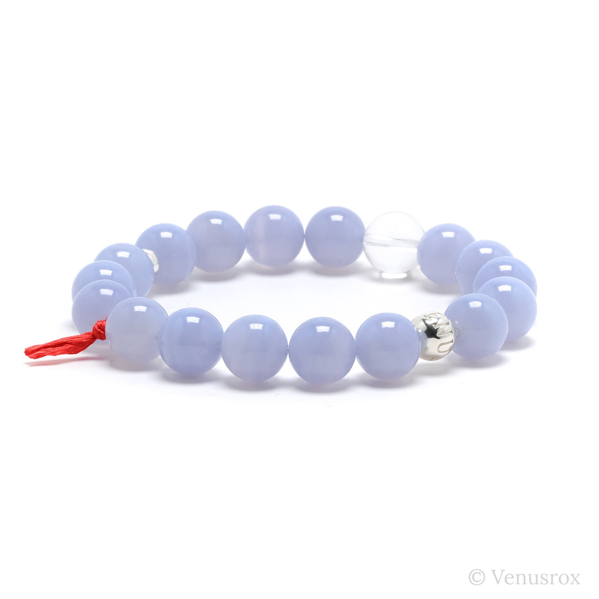 Blue Lace Agate Bracelet from Malawi | Venusrox