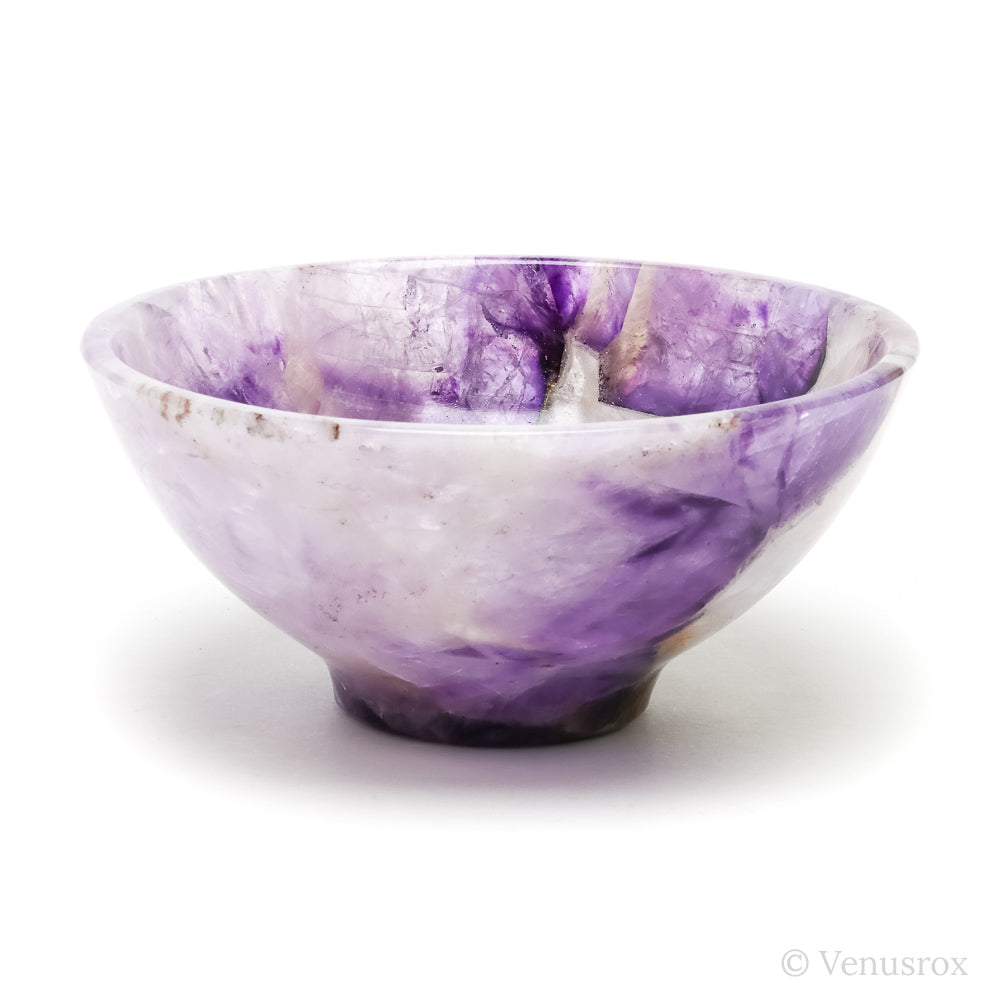 Chevron Amethyst Polished Bowl from India | Venusrox
