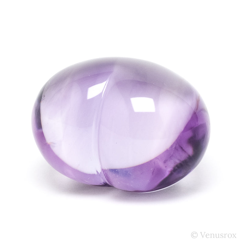 Amethyst Phantom Polished Heart from Brazil | Venusrox