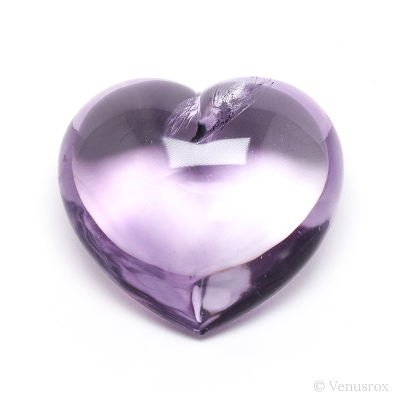 Amethyst Phantom Polished Heart from Brazil | Venusrox