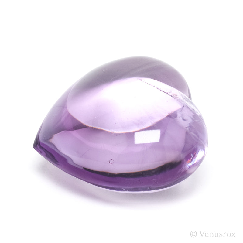 Amethyst Phantom Polished Heart from Brazil | Venusrox