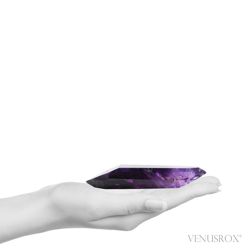 Amethyst Phantom Polished Point from Brazil | Venusrox