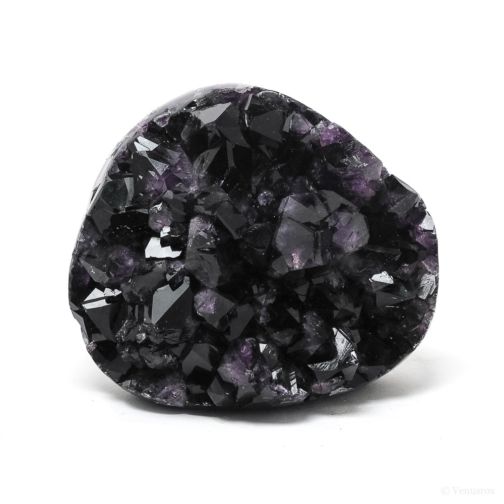 Amethyst with Agate & Matrix Part Polished/Part Natural Cluster from Uruguay | Venusrox