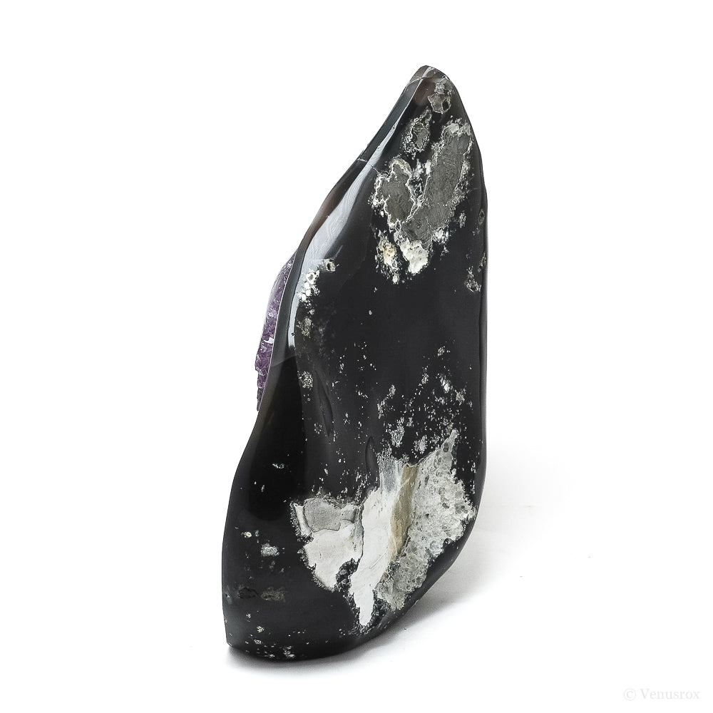 Amethyst with Agate Polished/Natural Flame from Uruguay | Venusrox