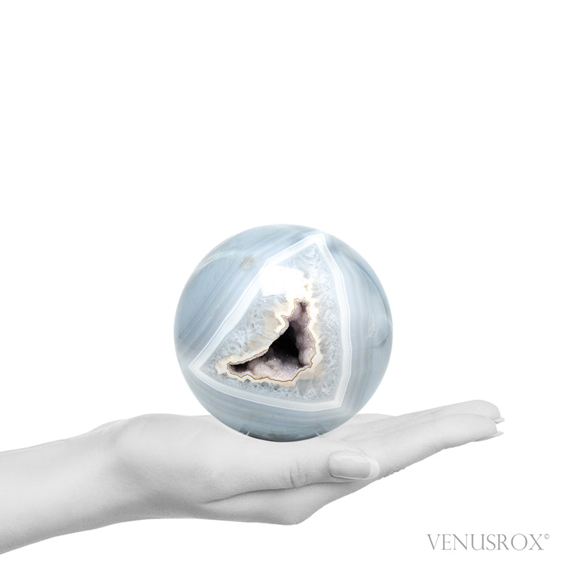 Amethyst with Quartz & Agate Geode Sphere from Brazil | Venusrox