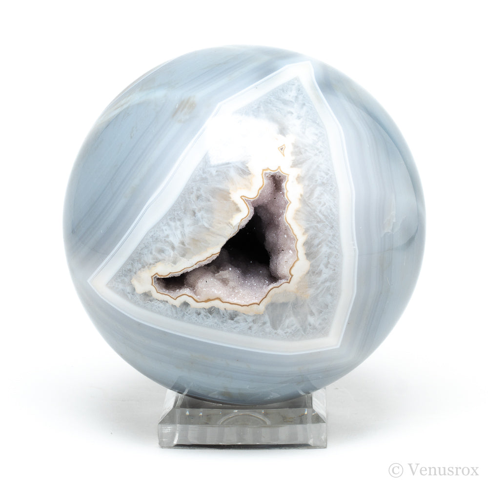 Amethyst with Quartz & Agate Geode Sphere from Brazil | Venusrox