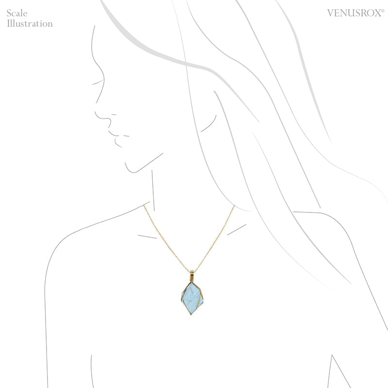 Aquamarine Pendant from Mozambique | Venusrox