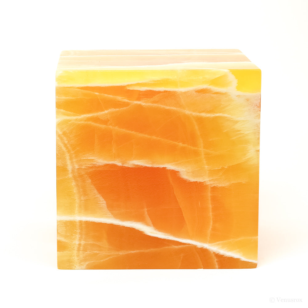 Orange Calcite Cube from Utah, USA | Venusrox