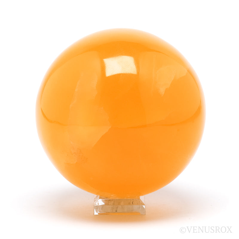 Orange Calcite Sphere from Utah, USA | Venusrox