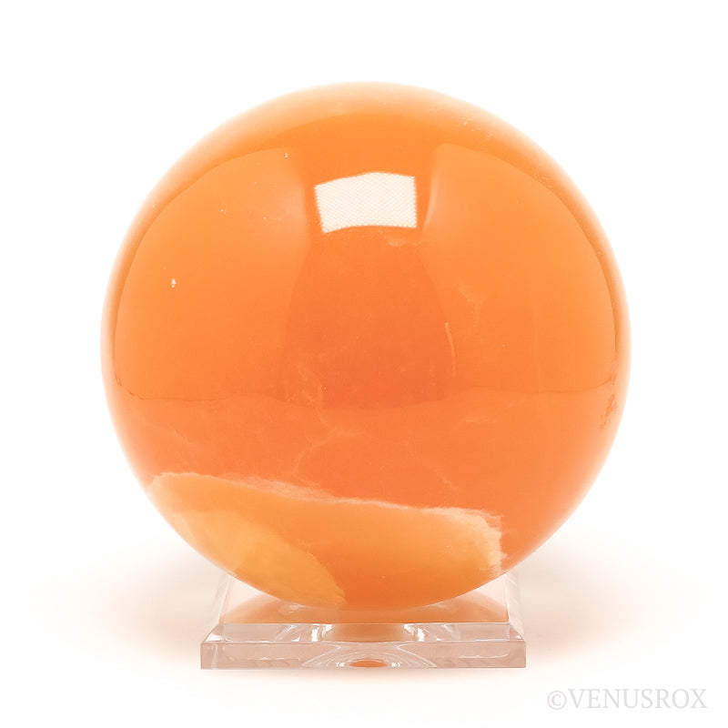 Orange Calcite Sphere from Utah, USA | Venusrox