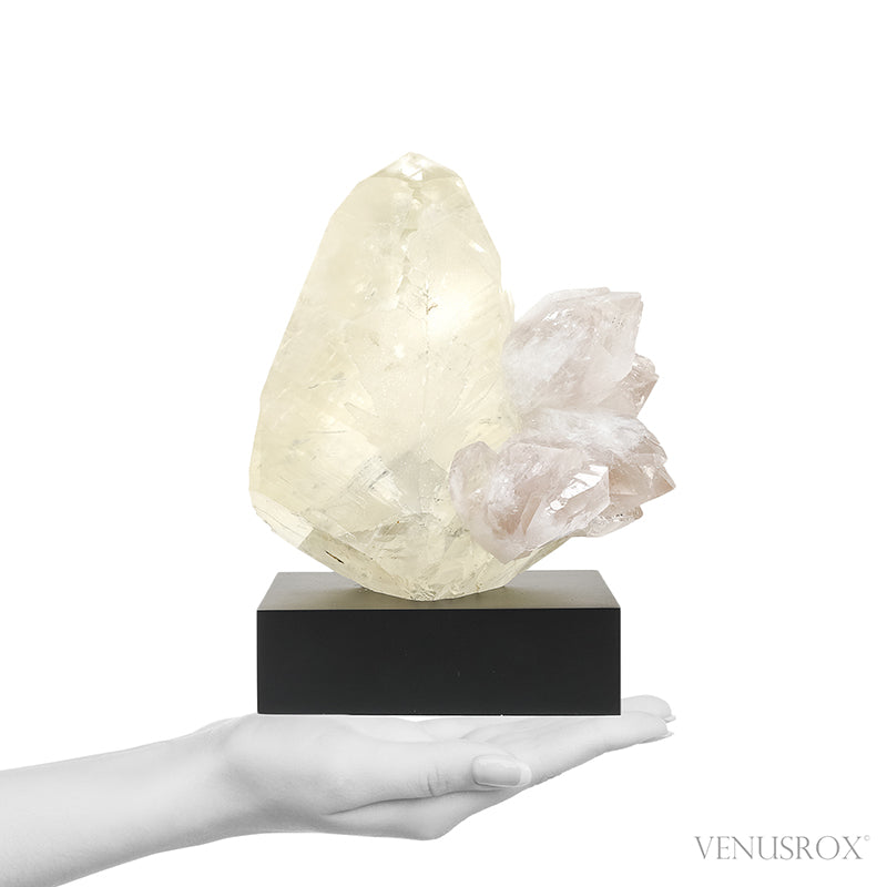 Calcite with Clear Quartz Natural Cluster | Venusrox