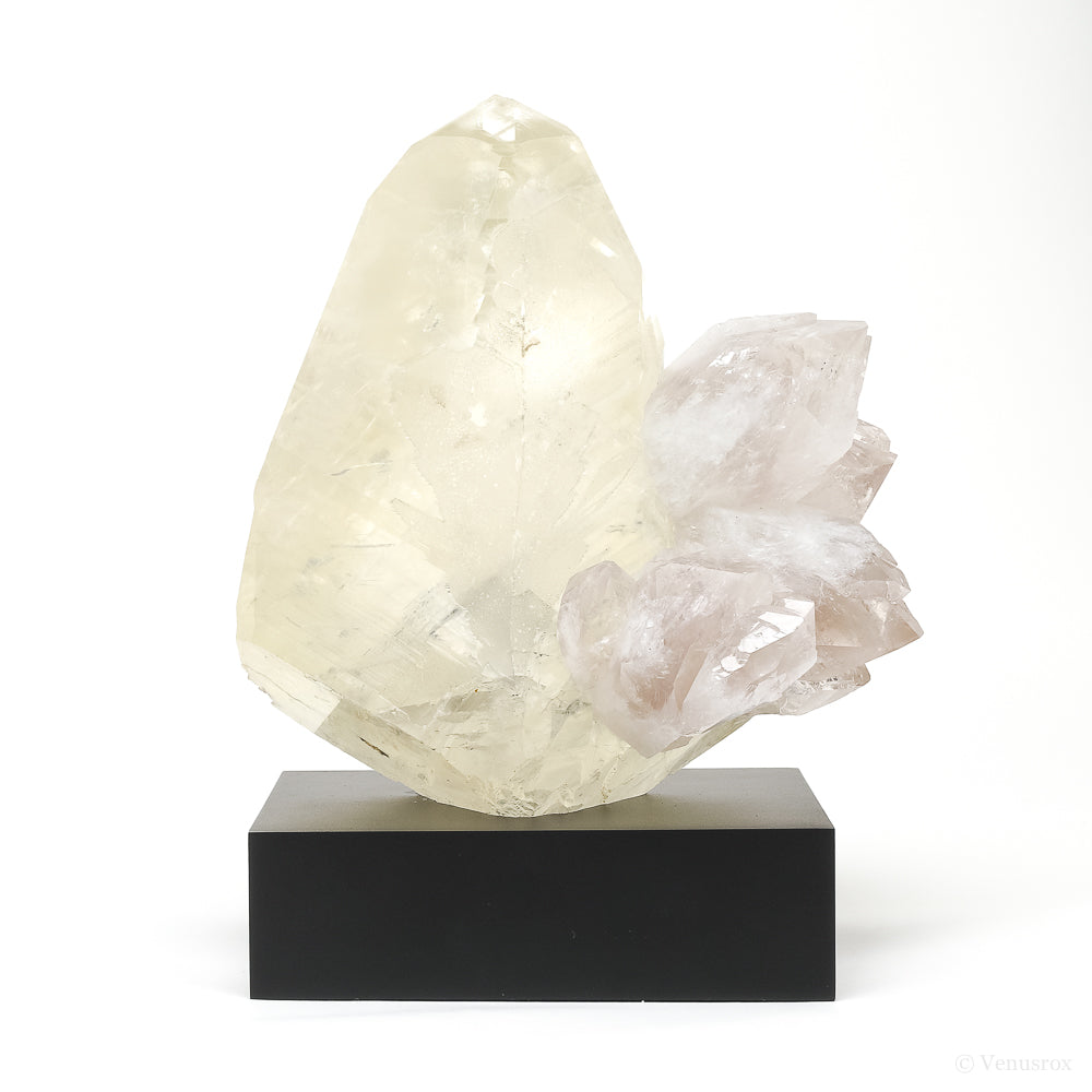 Calcite with Clear Quartz Natural Cluster | Venusrox