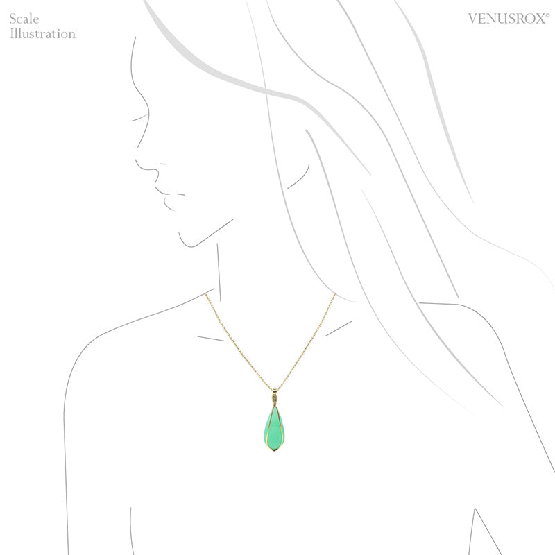 Chrysoprase Pendant from Australia | Venusrox
