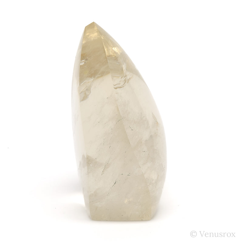 Natural Citrine Polished Flame from Brazil | Venusrox