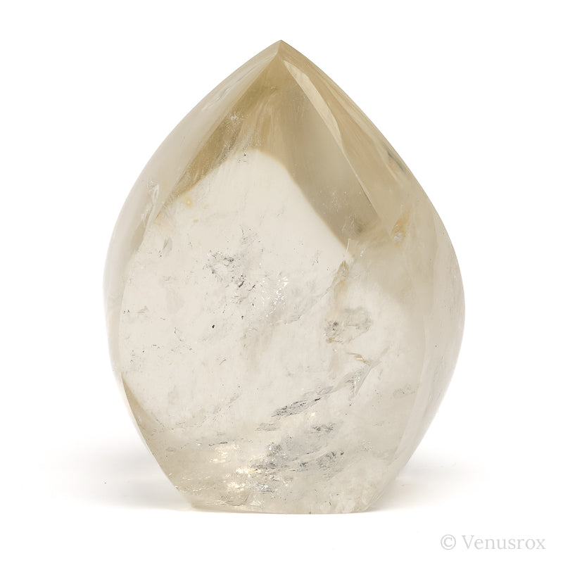 Natural Citrine Polished Flame from Brazil | Venusrox