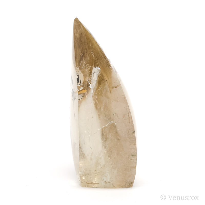 Natural Citrine Polished Flame from Brazil | Venusrox