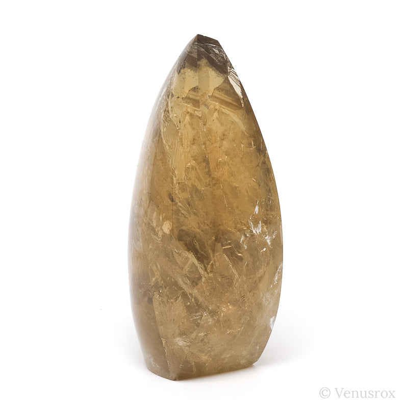 Natural Citrine Polished Flame from Brazil | Venusrox