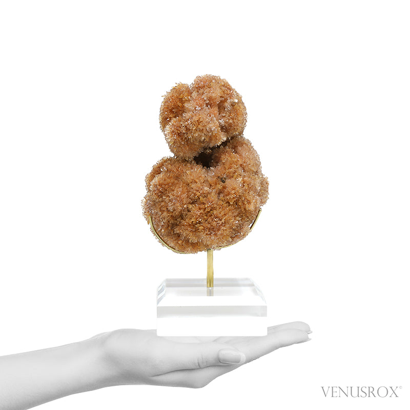Creedite Natural Cluster from Mina Navidad, Abasolo, Durango, Mexico mounted on a bespoke stand | Venusrox