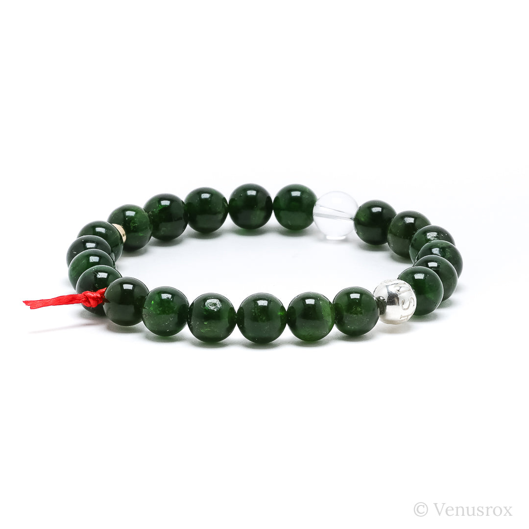 Chrome Diopside Bracelet from Russia | Venusrox