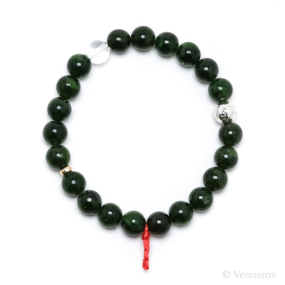 Chrome Diopside Bracelet from Russia | Venusrox