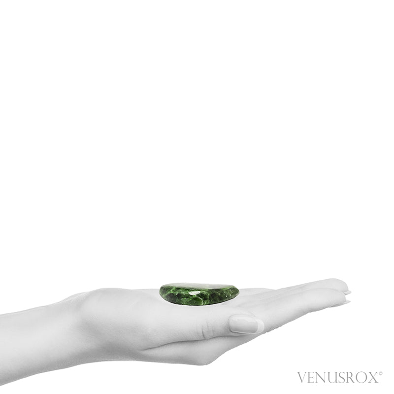 Chrome Diopside Polished Crystal from Sakha, Siberia, Russia | Venusrox