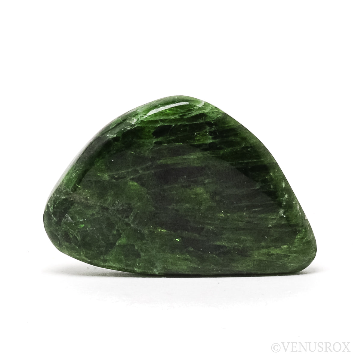 Chrome Diopside Polished Crystal from Sakha, Siberia, Russia | Venusrox