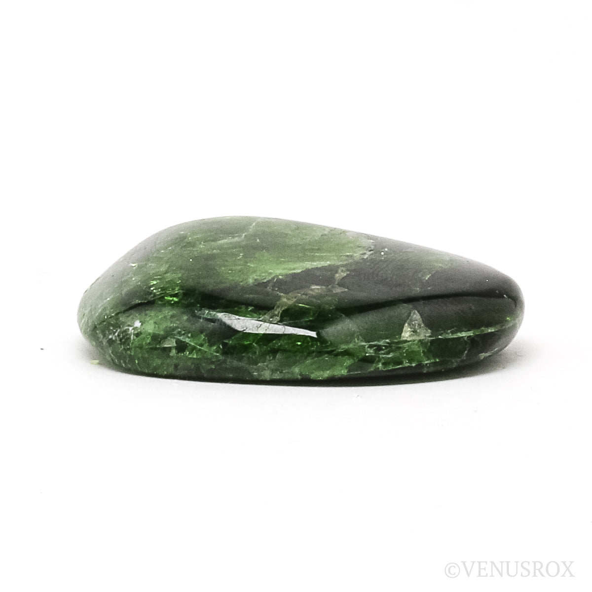 Chrome Diopside Polished Crystal from Sakha, Siberia, Russia | Venusrox