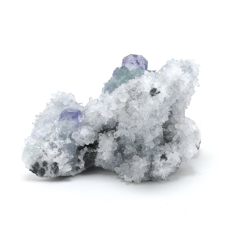 Fluorite on Quartz Natural Crystal from the Xia Yang Mine, Xia Yang City, Yongchun Co., Quanzhou, Fujian, China | Venusrox