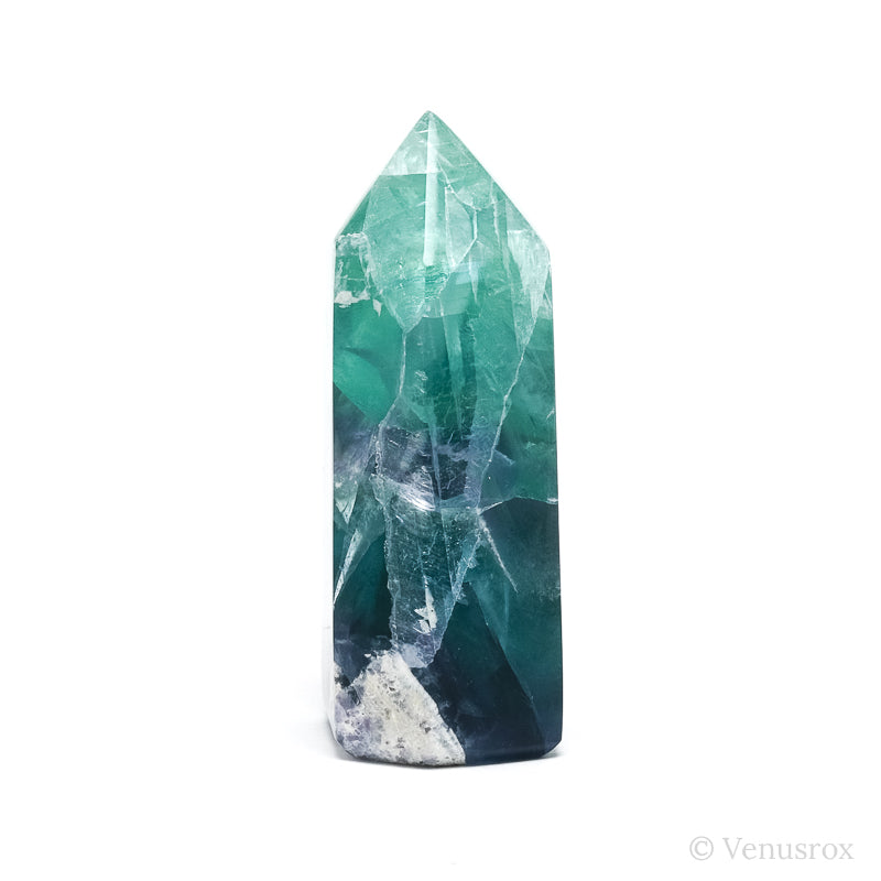 Fluorite Polished Crystal Point from Mexico | Venusrox