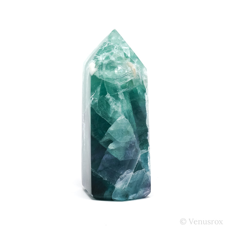 Fluorite Polished Crystal Point from Mexico | Venusrox
