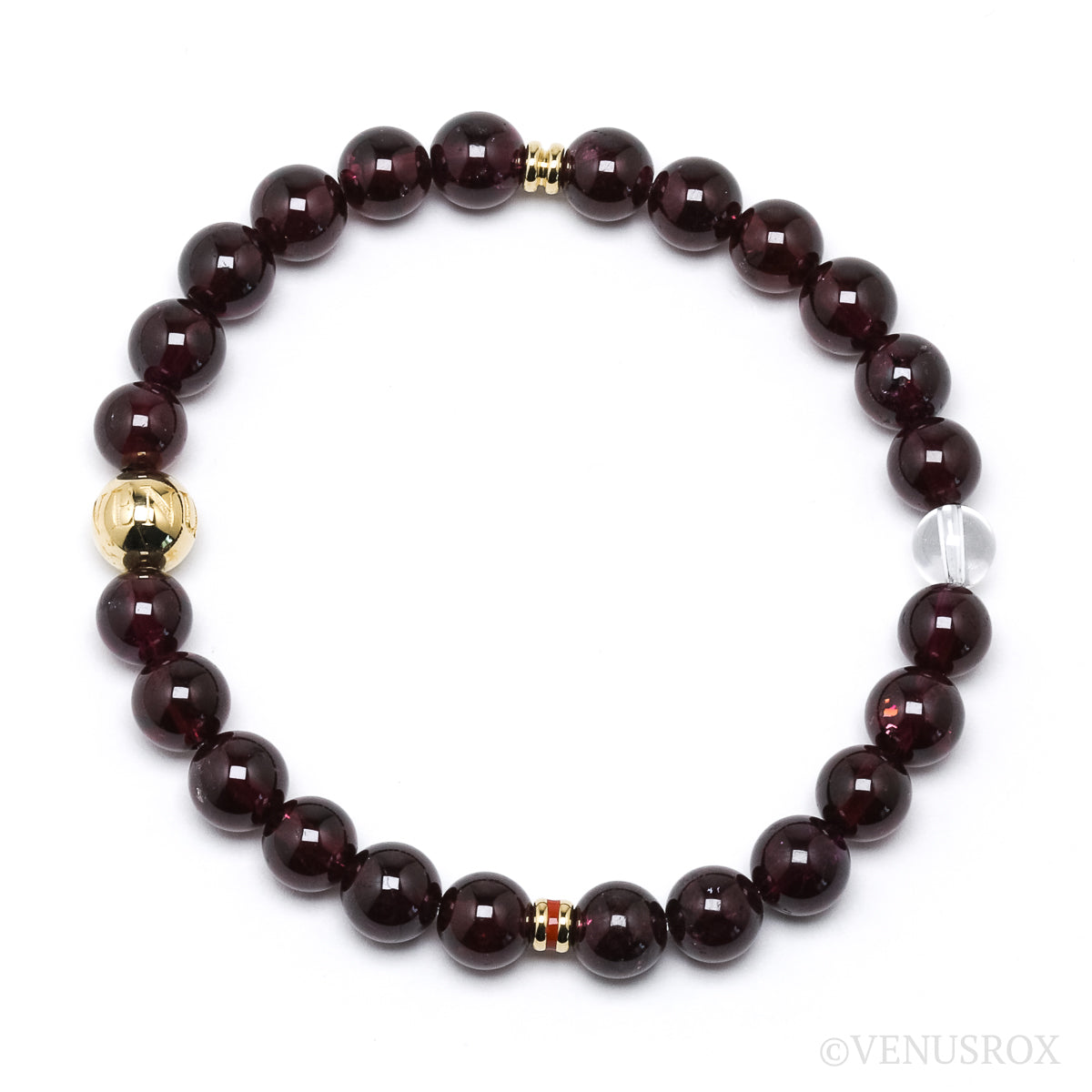 Rhodolite Garnet Bracelet from India | Venusrox