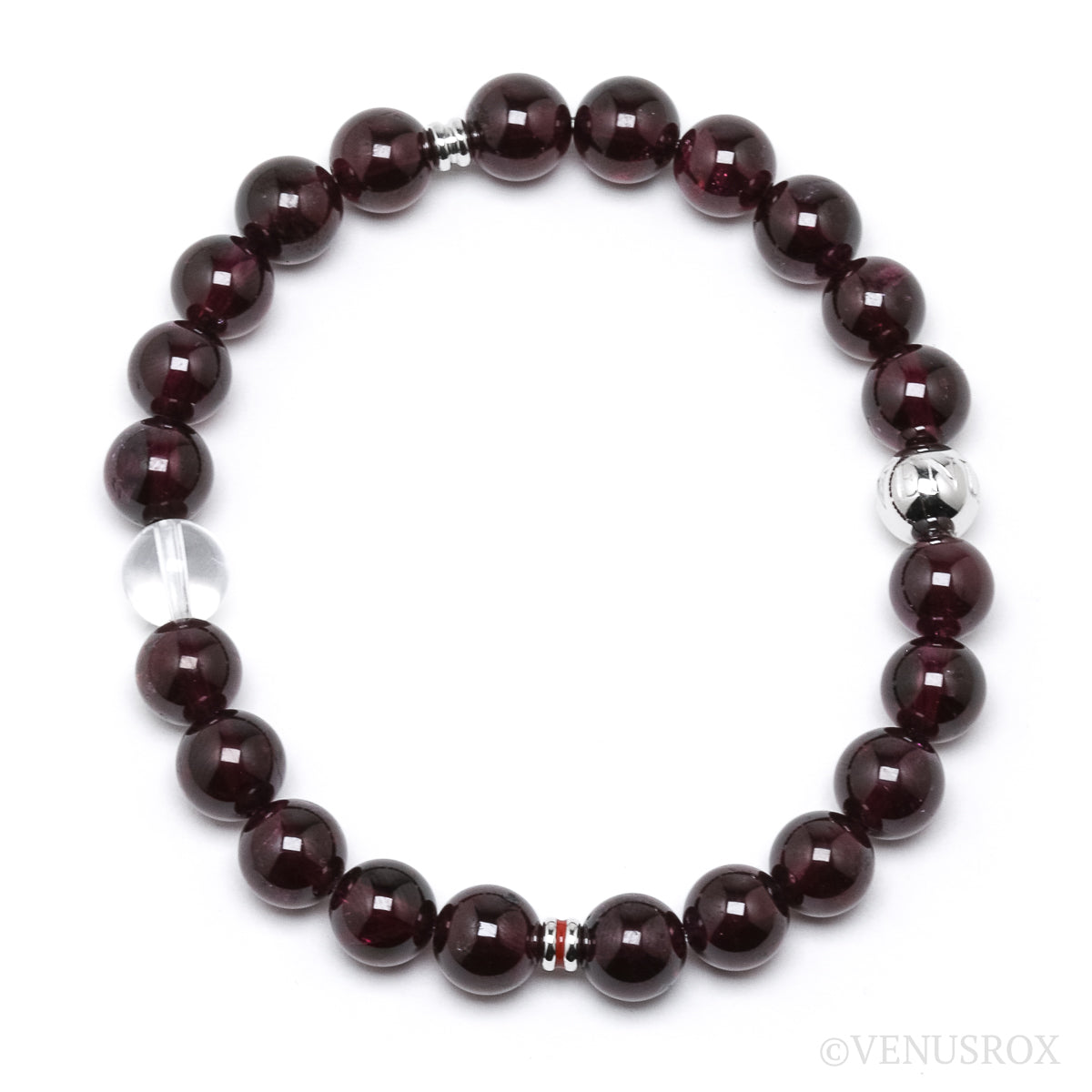 Rhodolite Garnet Bracelet from India | Venusrox
